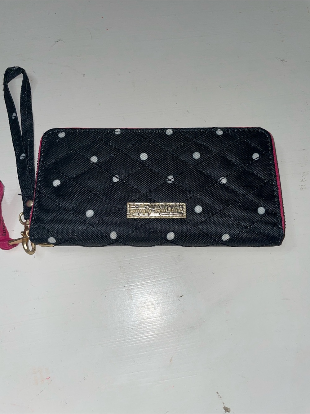 Simply Southern Polka Dot wallet wristlet